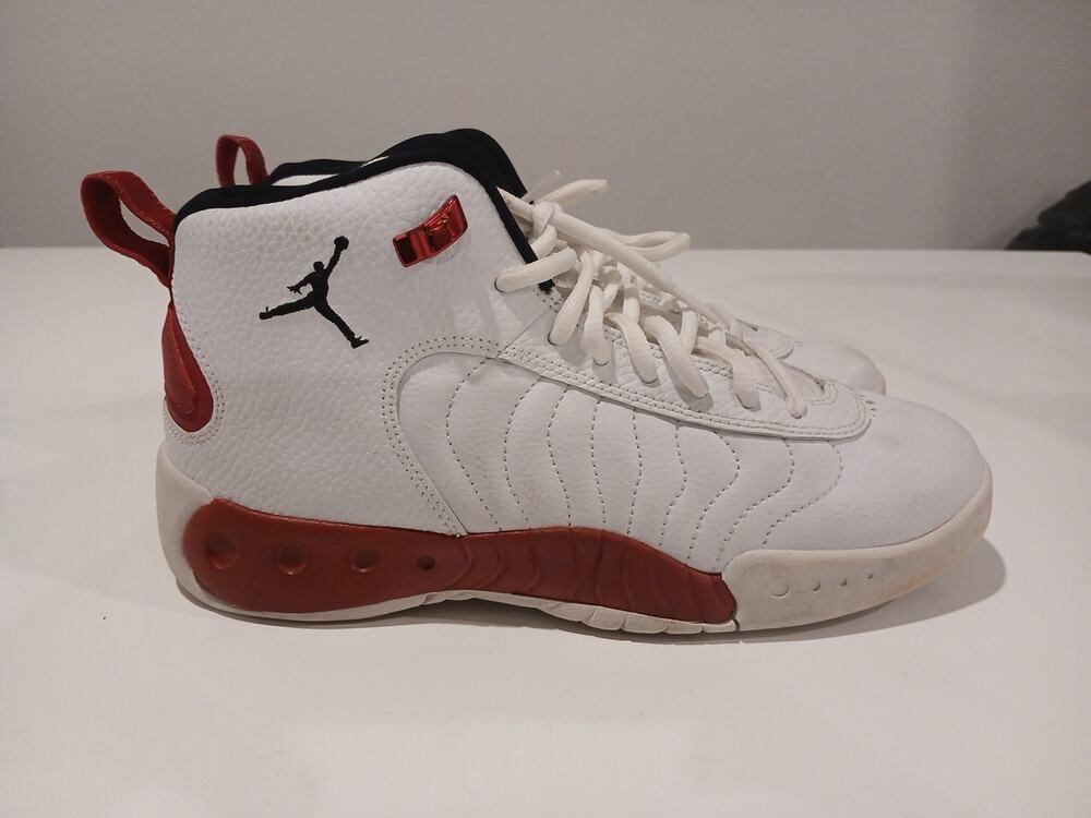 Nike Jumpman Air Jordan 7Y 907973-120 White Red Shoes